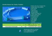 Burette Infusion Set