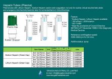 Heparin Tube