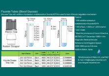 Fluoride Tubes (Blood Glucose)