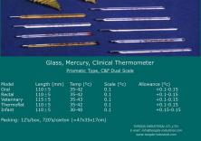 * prismatic thermometer