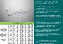 preformed (nasal) endotracheal tube